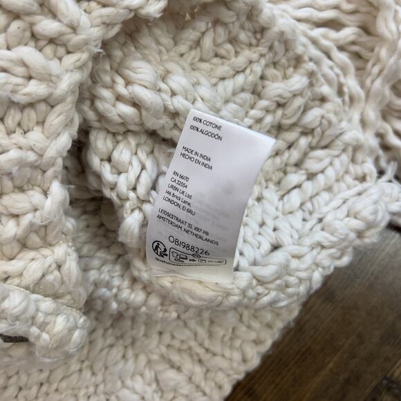 Anthropologie Chunky Knit Fringe Cardigan Sweater Woman’s Size XS/S - Picture 8 of 8